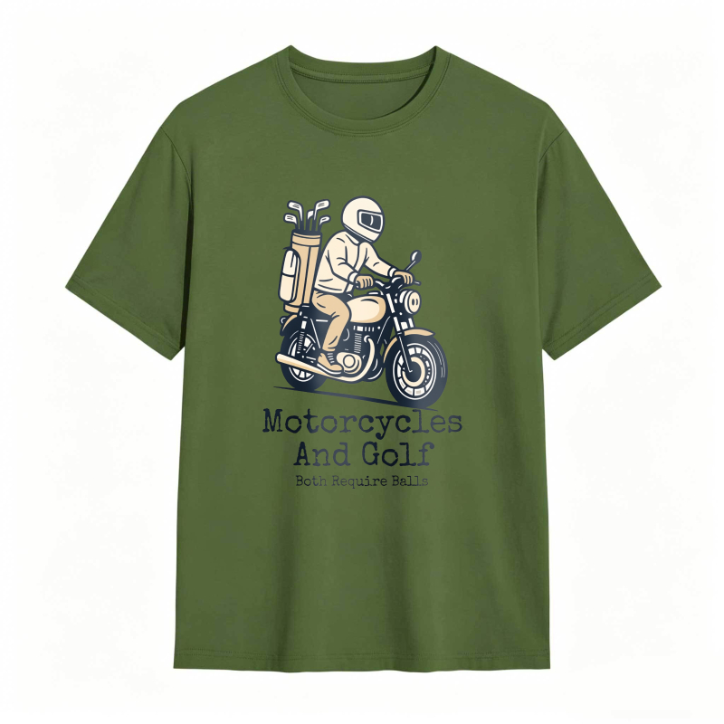 Motorcycles And Golf Both Require Skills Unisex Classic T-shirt