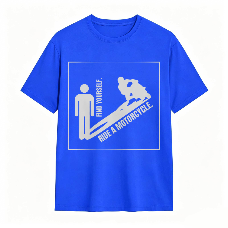 Find Yourself Ride A Motorcycle Graphic T-shirt