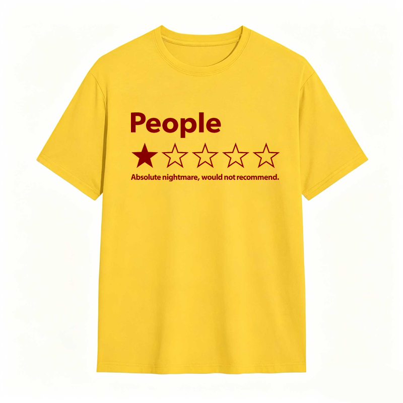 Funny Review People One Star Absolute Would T-Shirt