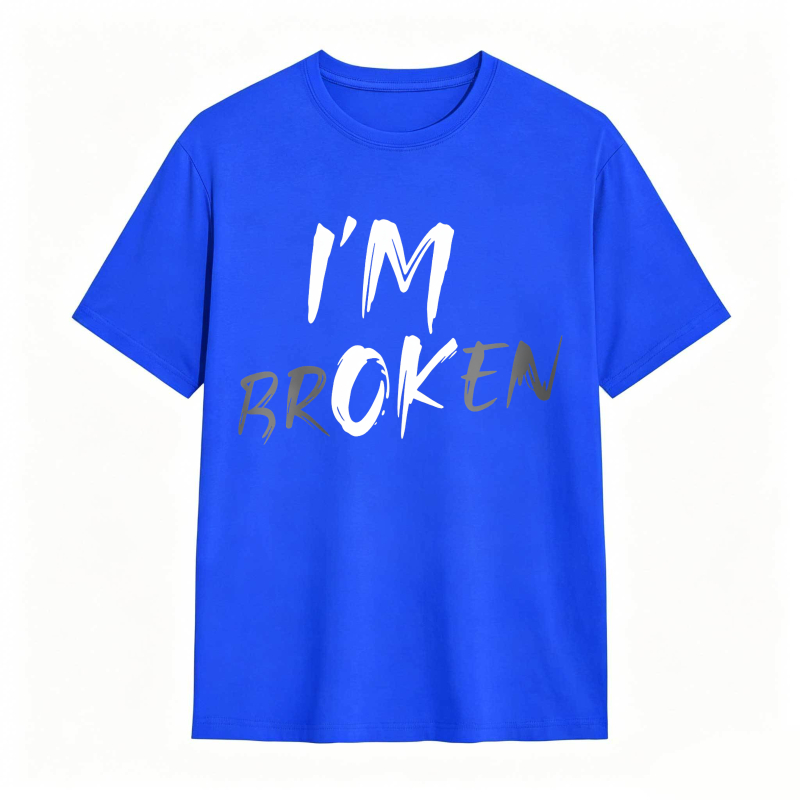 Im Broken Text Design Unisex Classic T-shirt