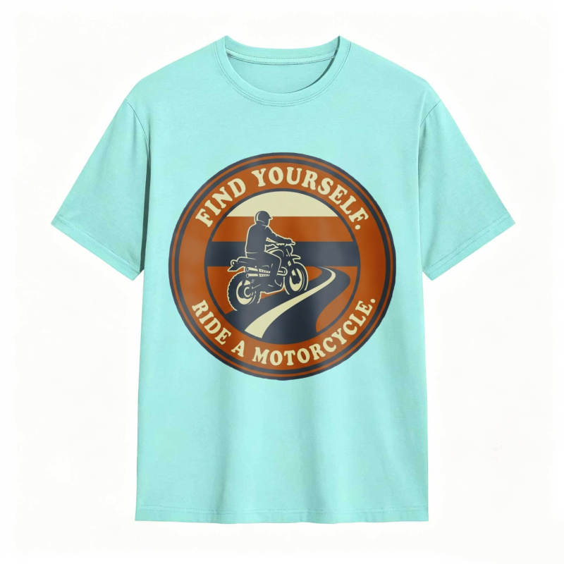 Find Yourself Ride A Motorcycle Graphic T-shirt