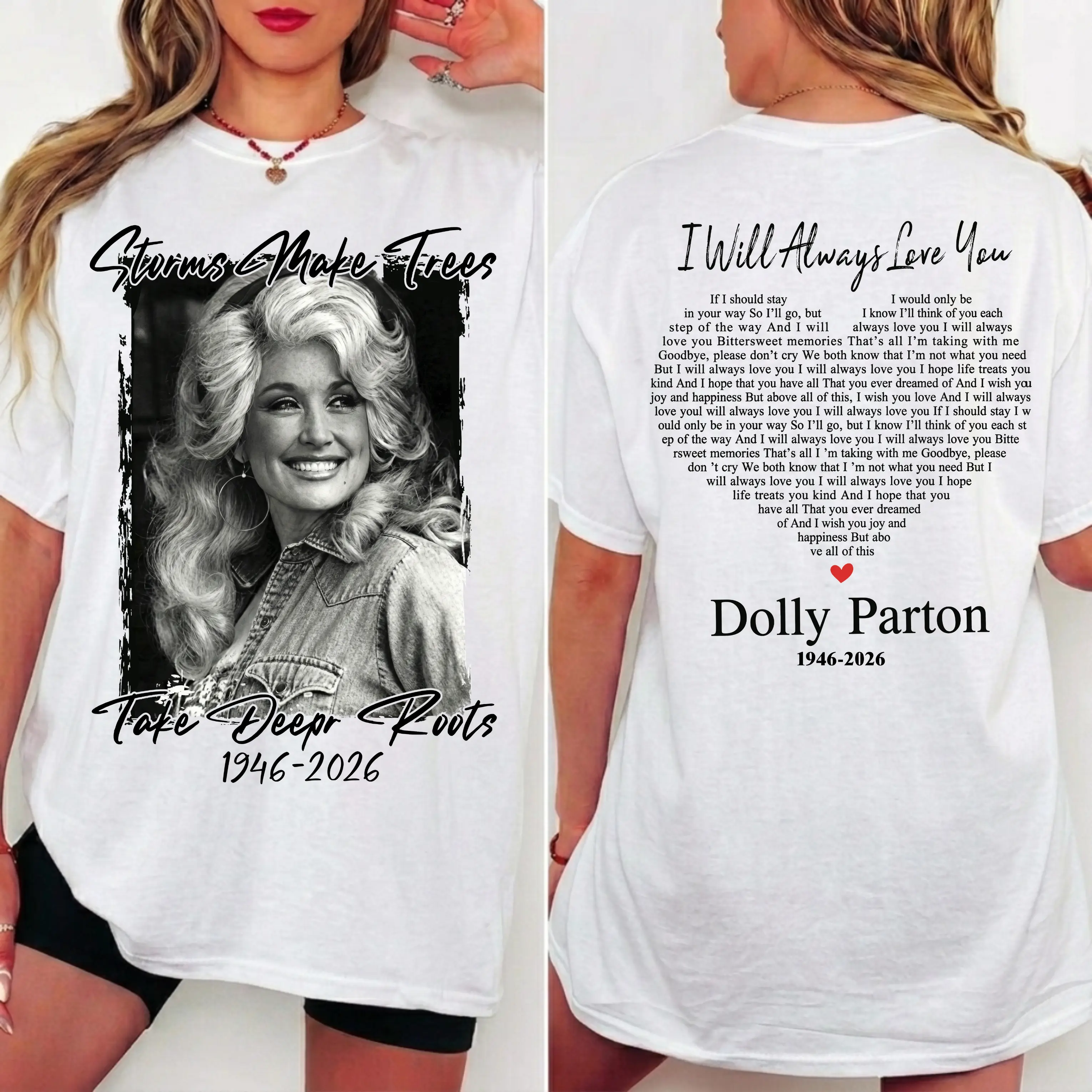 Dolly Parton 1946 - 2026 Shirt, I Will Always Love You Tee