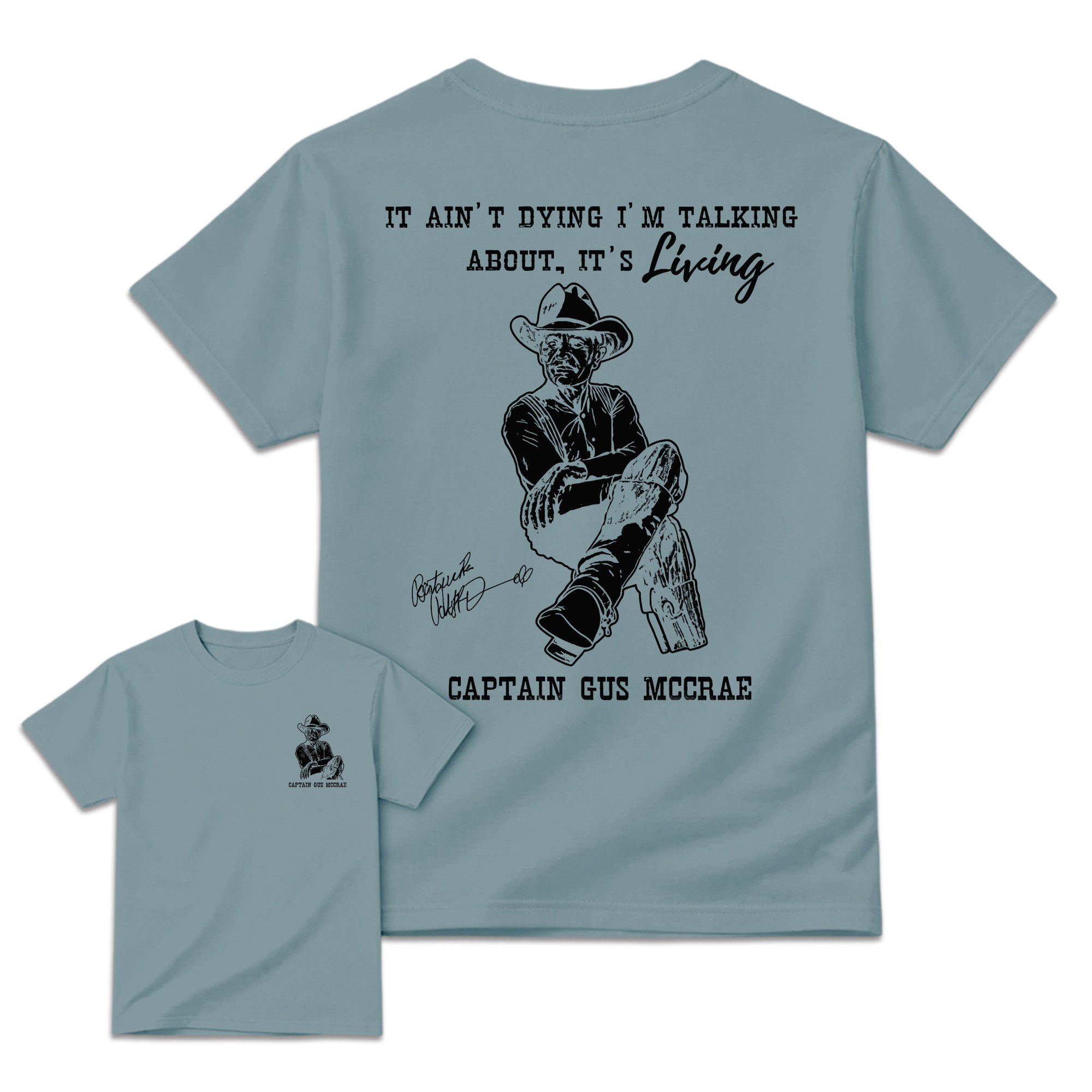 Vintage 90s Captain Gus McCrae Lonesome Dove tshirt , It ain’t dying l’m talking about it’s living, Classic Western Movie tee 