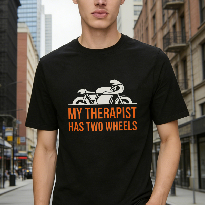 Motorcycle Therapy Quote T-shirt