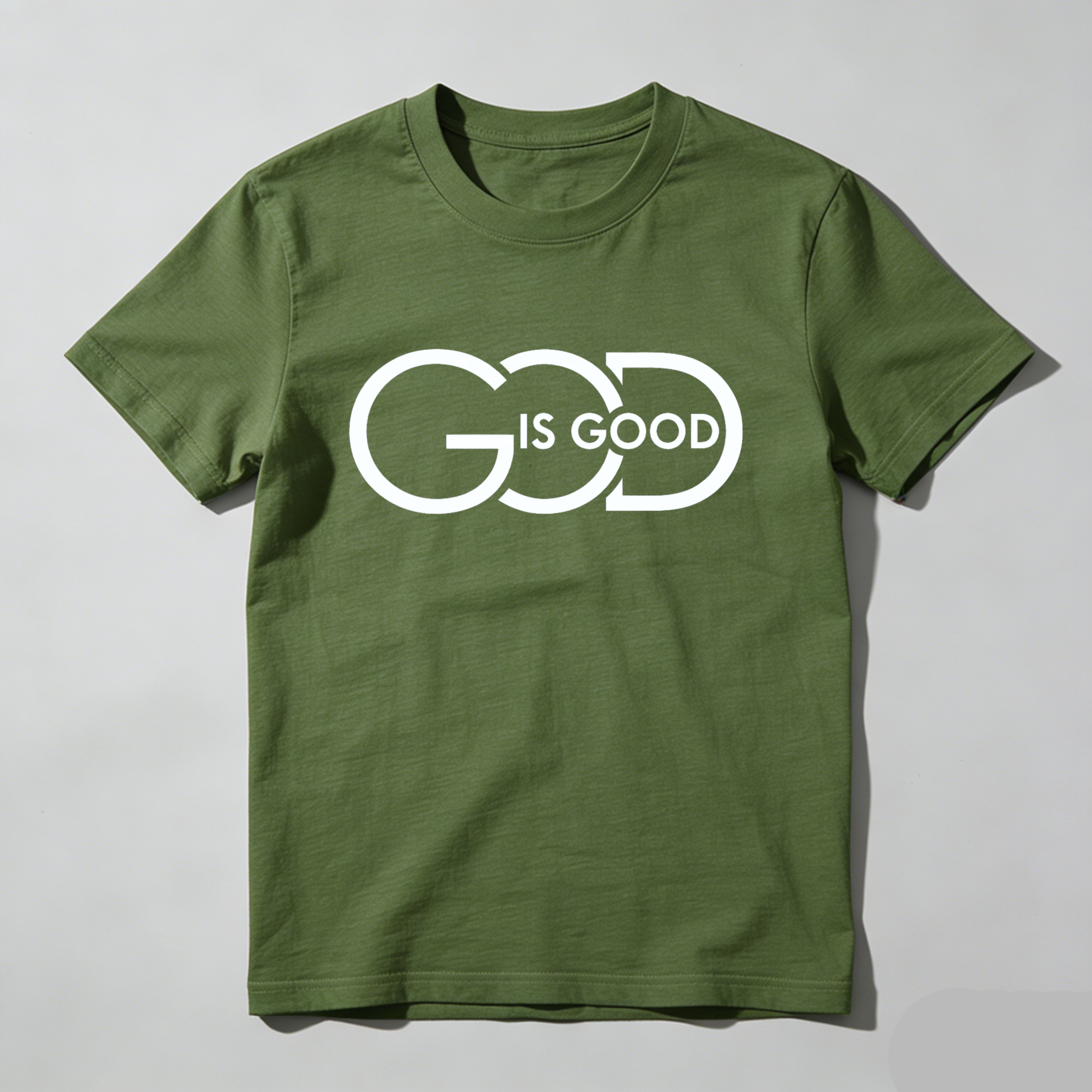 God Is Good T Shirt Made In Usa Christian Faith Statement Black Cotton Tee For Men Women Unisex Apparel