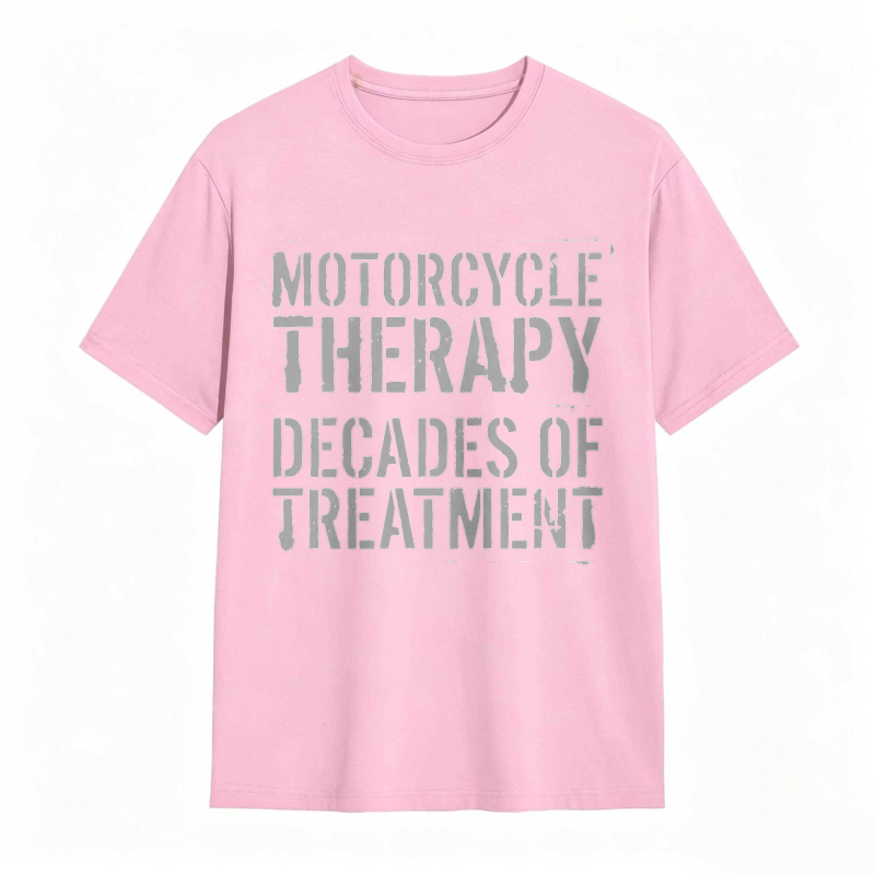 Motorcycle Therapy Decades Of Treatment T-shirt