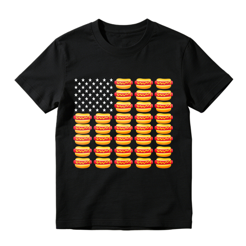 American Flag Donut Design Unisex Classic T-shirt