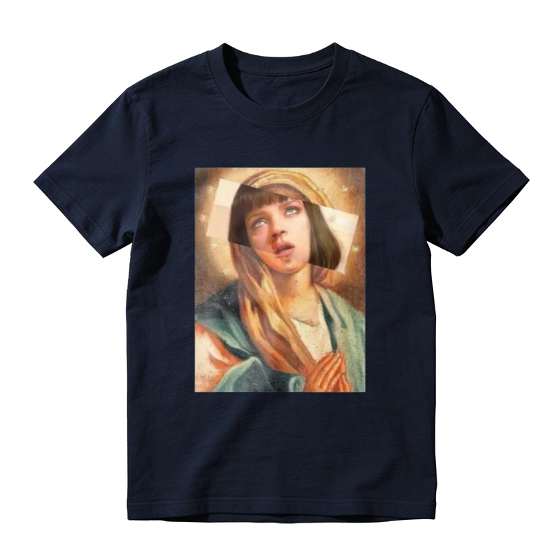 Vintage Religious Saint Mary Art Print Unisex Classic T Shirt