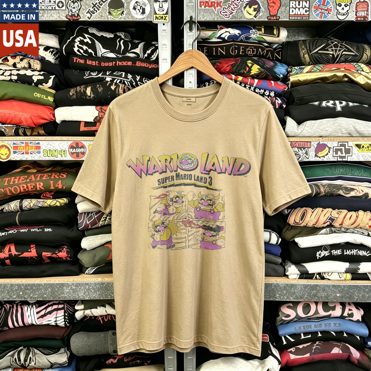 CozTee Wario Land: Super Mario Land 3 Graphic T-Shirt