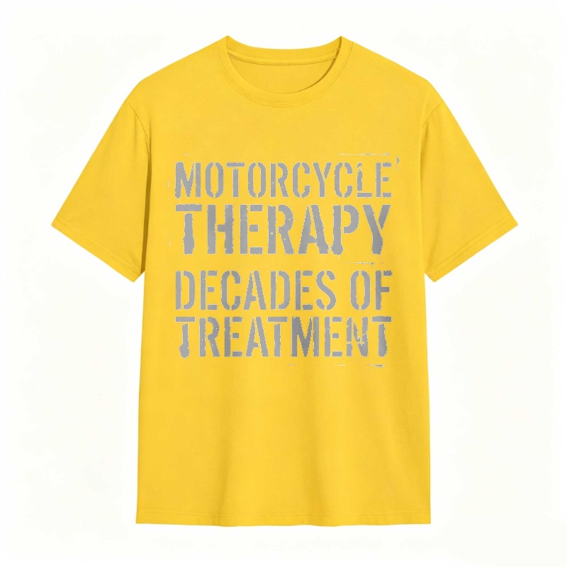 Motorcycle Therapy Decades Of Treatment T-shirt