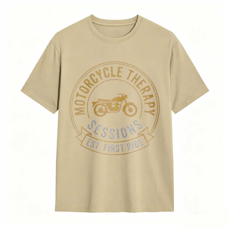 Motorcycle Therapy Sessions Est First Ride T-shirt