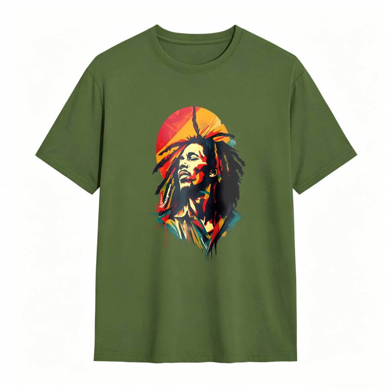 Bob Marley Portrait Art Unisex Classic T-shirt