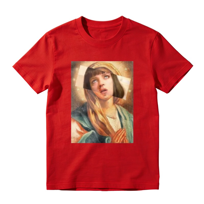 Vintage Religious Saint Mary Art Print Unisex Classic T Shirt