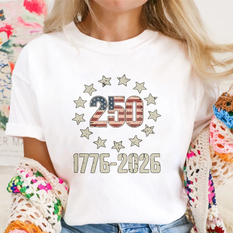 250th Anniversary United States Independence Day 1776 2026 Stars And Stripes T-shirt