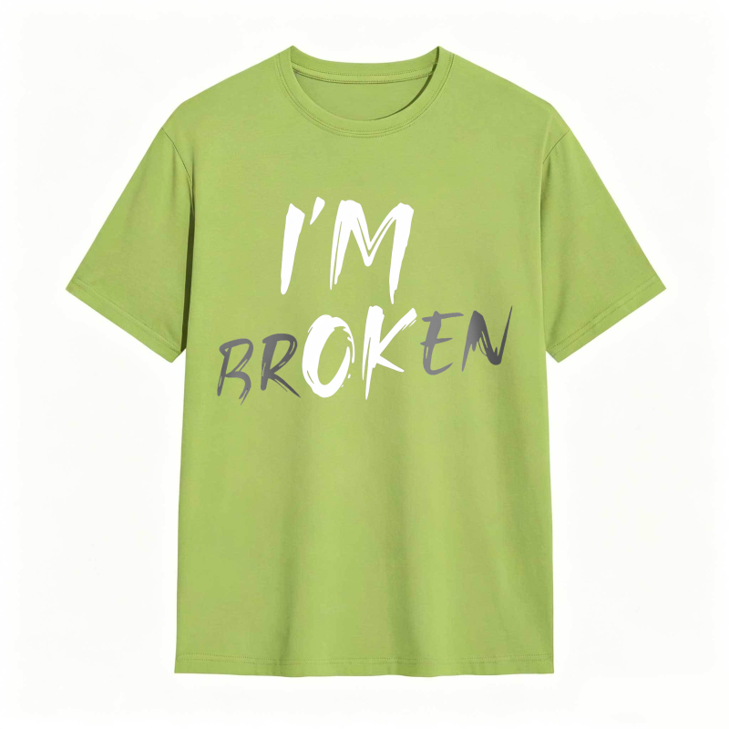 Im Broken Text Design Unisex Classic T-shirt
