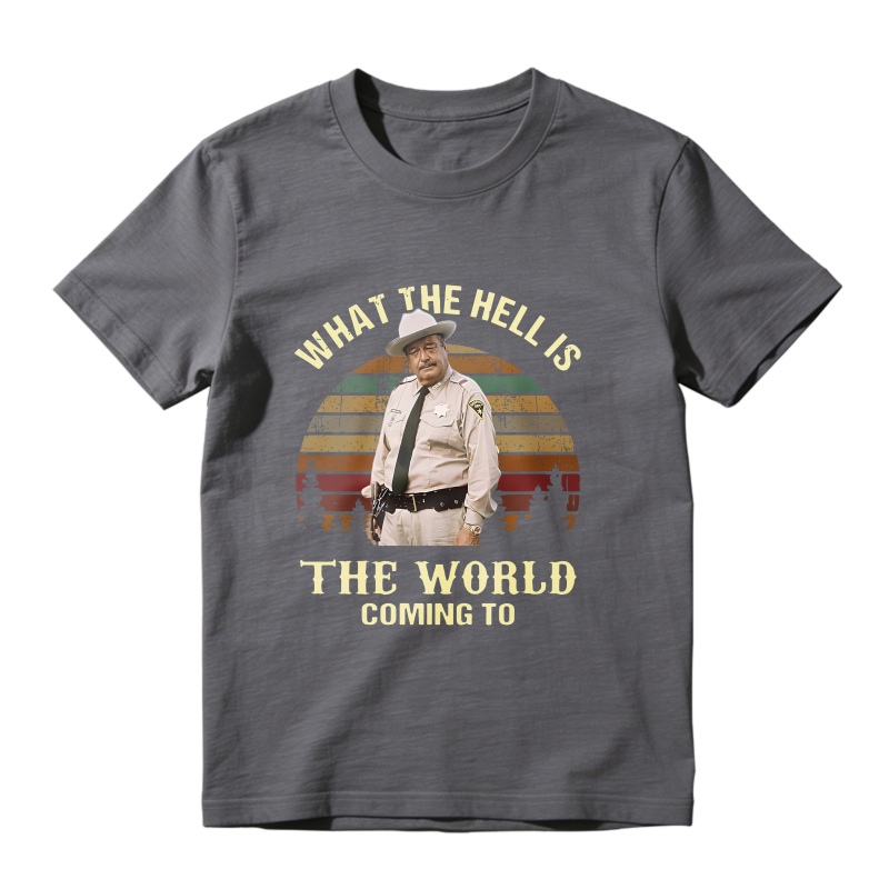 What The Hell Is The World Coming To Sheriff Rick Grimes Unisex Classic T-shirt