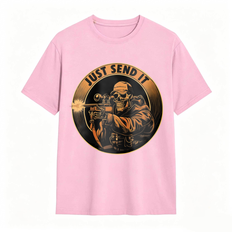 Skull Sniper Just Send It Graphic Unisex Classic T-shirt