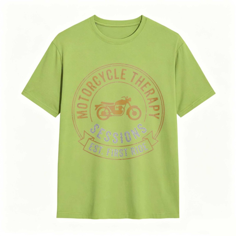 Motorcycle Therapy Sessions Est First Ride T-shirt