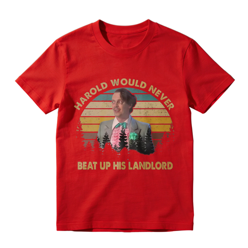 Harold Would Never Beat Up His Landlord Vintage Portrait Unisex Classic T-shirt