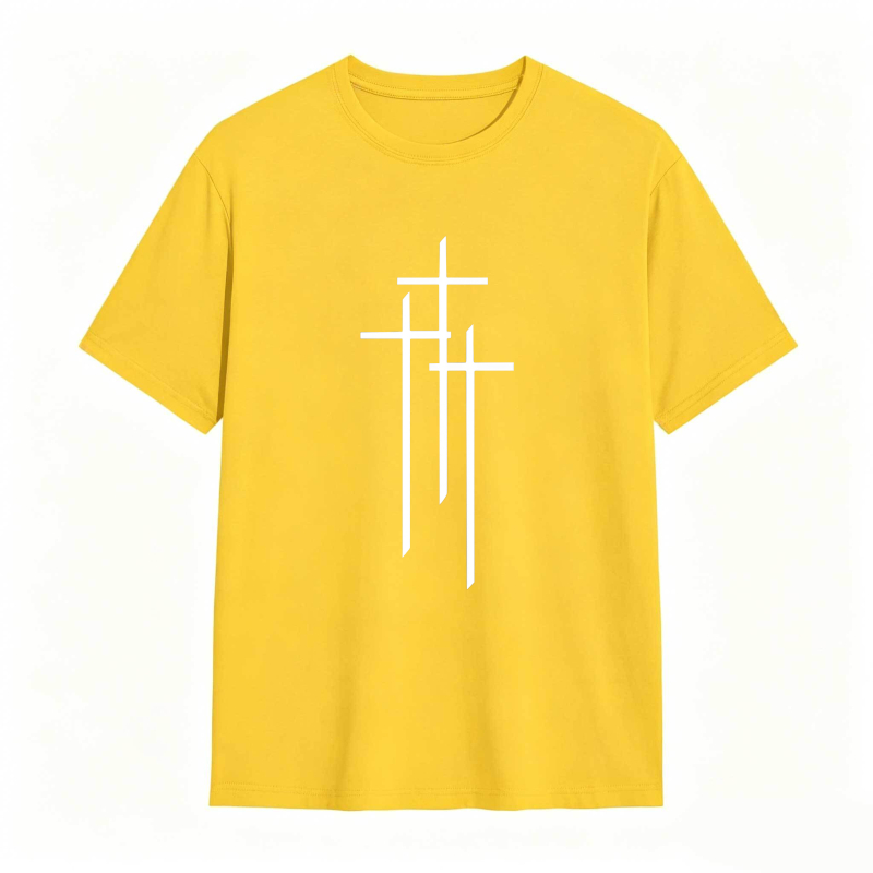 Three Crosses Design Unisex Classic T-shirt