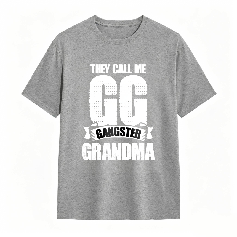 They Call Me GG Gangster Grandma Funny Graphic Tee