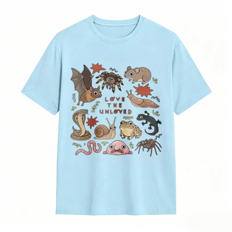 Love The Unloved Graphic Tee Animal Lover Shirt