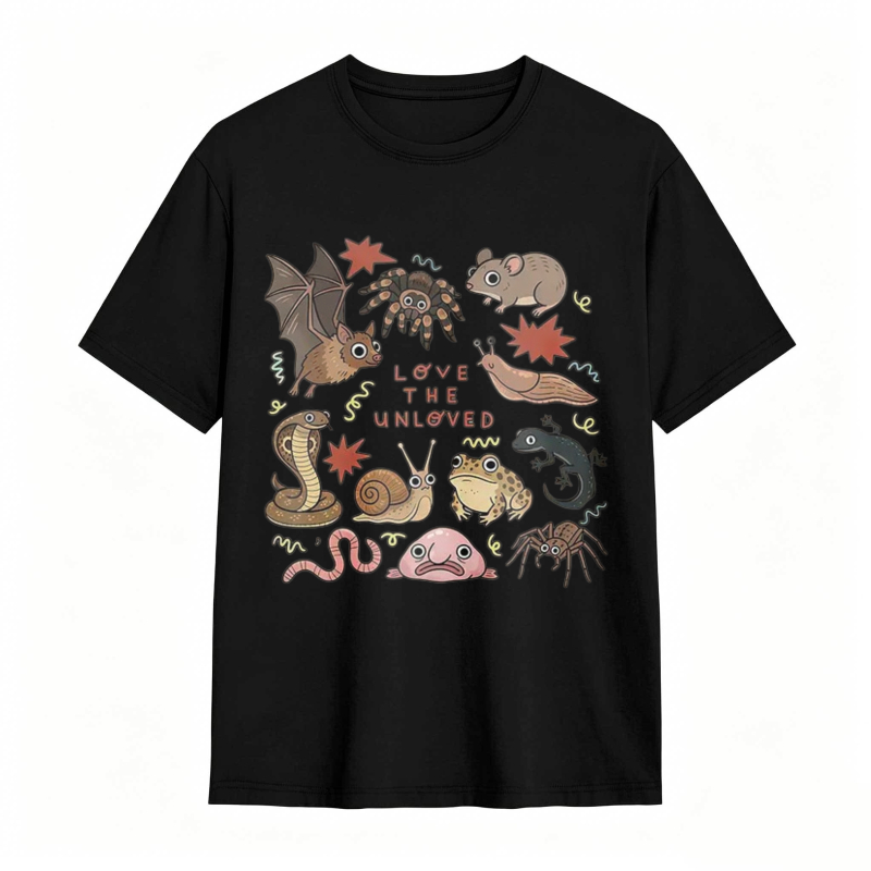 Love The Unloved Graphic Tee Animal Lover Shirt