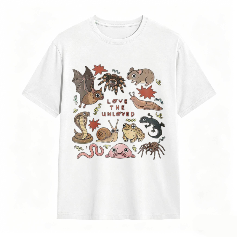 Love The Unloved Graphic Tee Animal Lover Shirt