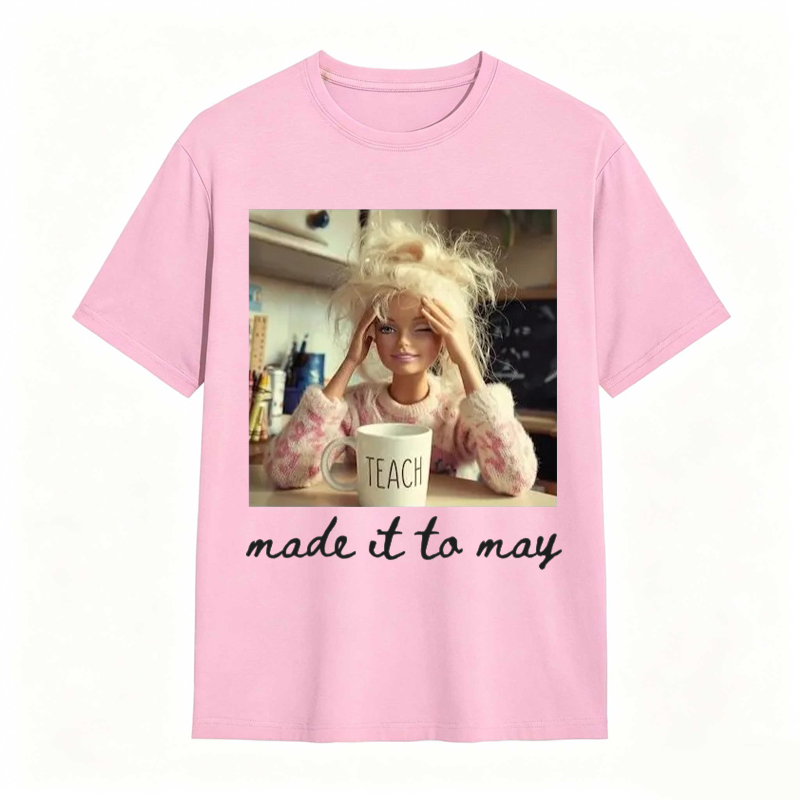 Comfort Colors Last Day of School Teacher Doll Face Meme Shirt