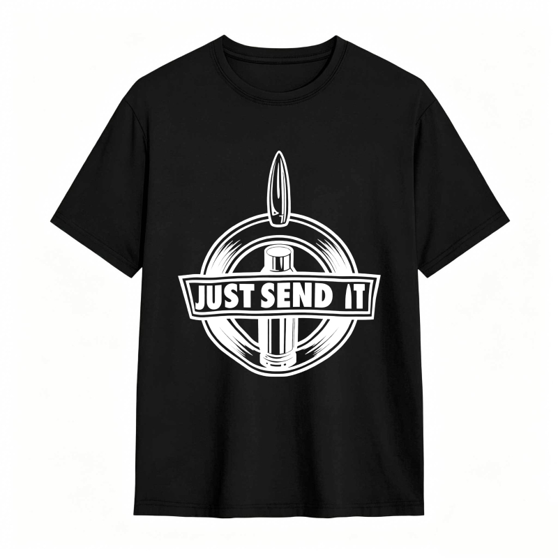 Just Send It Bullet Target Design Unisex Classic T-shirt