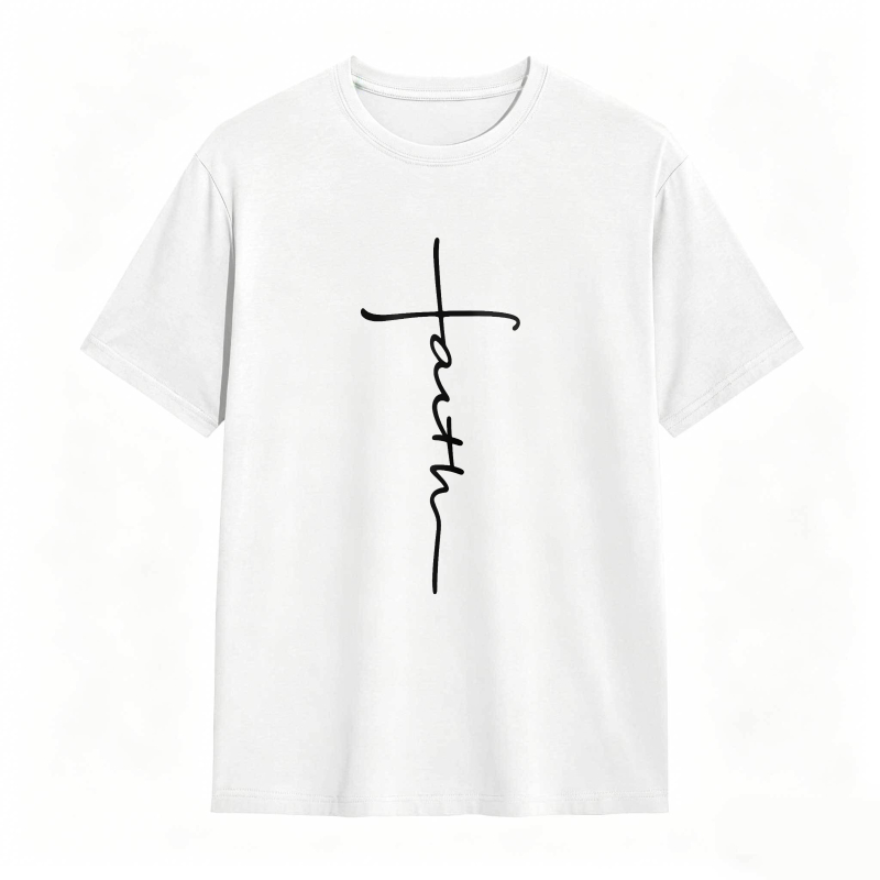 Faith Cross Print Unisex Classic T-shirt