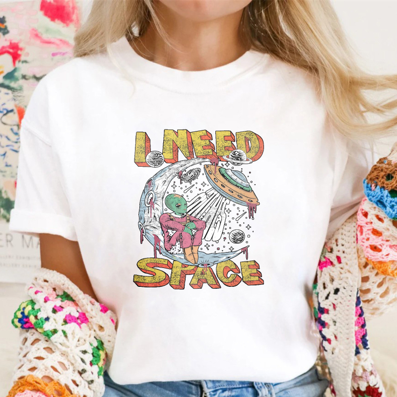 I Need Space Alien In Spaceship Unisex Classic T-shirt