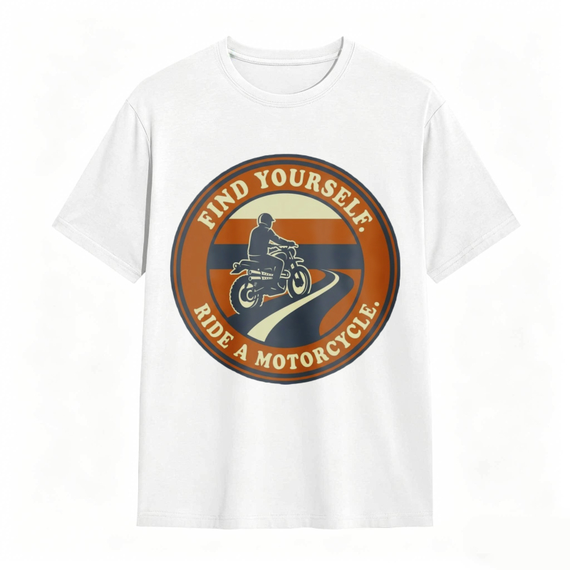 Find Yourself Ride A Motorcycle Graphic T-shirt