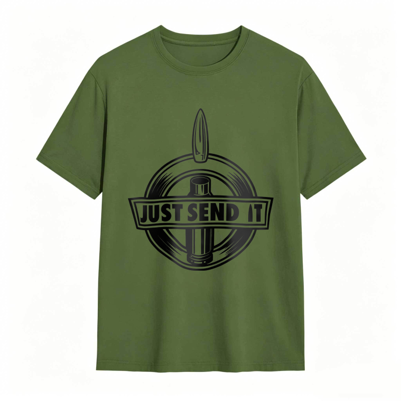 Just Send It Bullet Target Design Unisex Classic T-shirt