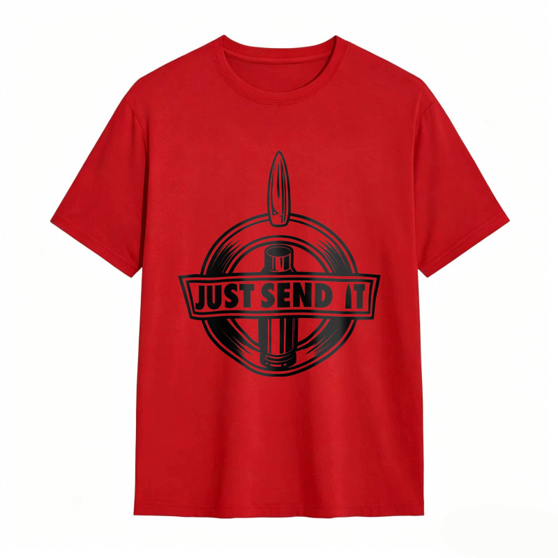 Just Send It Bullet Target Design Unisex Classic T-shirt