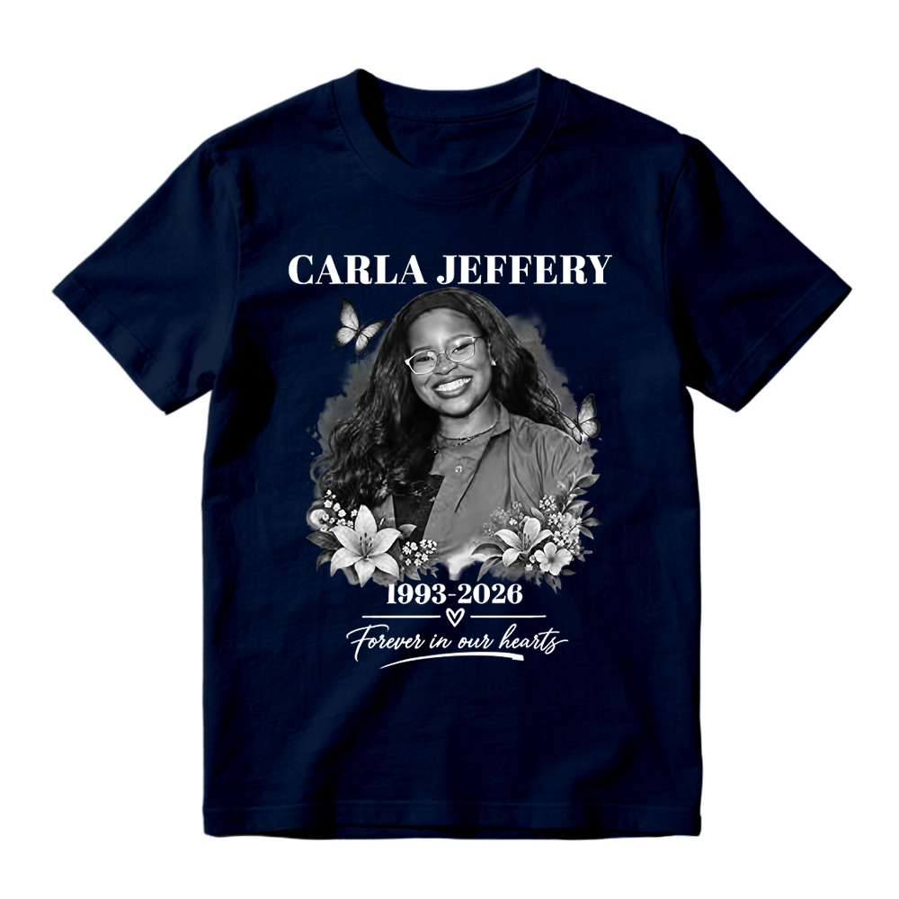 C-J Shirt Unisex In Loving Memory T-Shirt Forever in Our Hearts Memorial Tee Floral Butterfly Remembrance Shirt