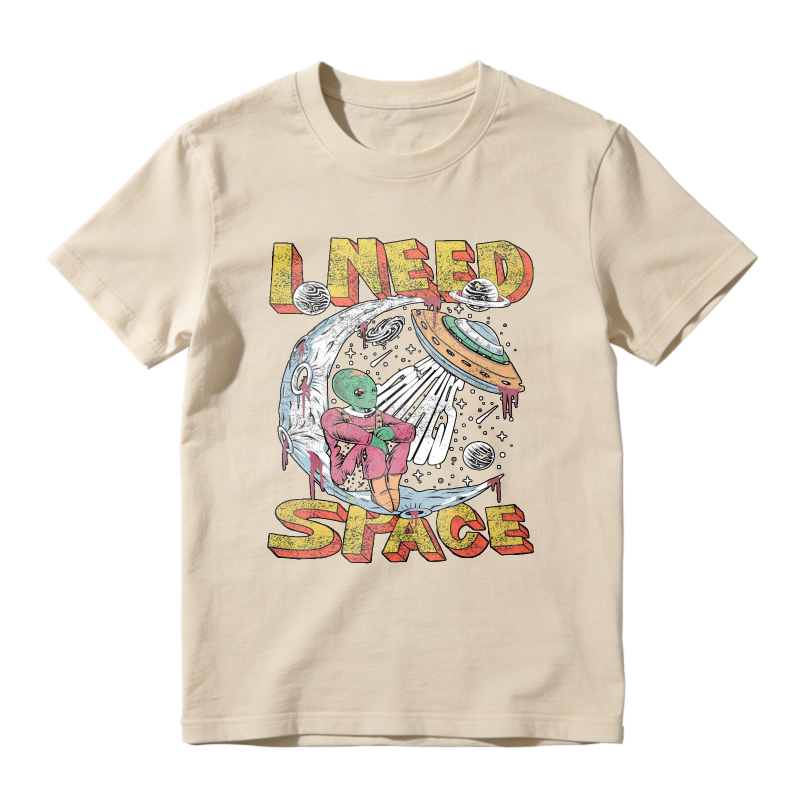 I Need Space Alien In Spaceship Unisex Classic T-shirt