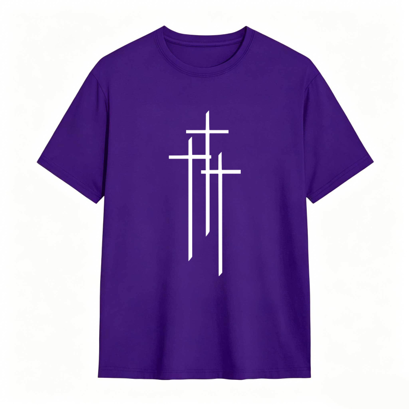Three Crosses Design Unisex Classic T-shirt
