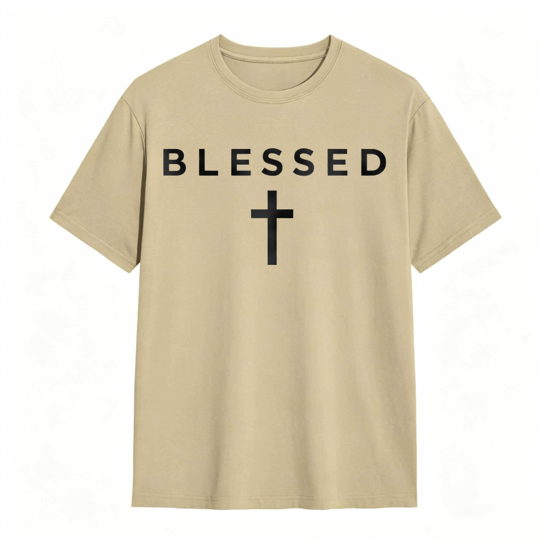 Blessed Cross Design Unisex Classic T-shirt