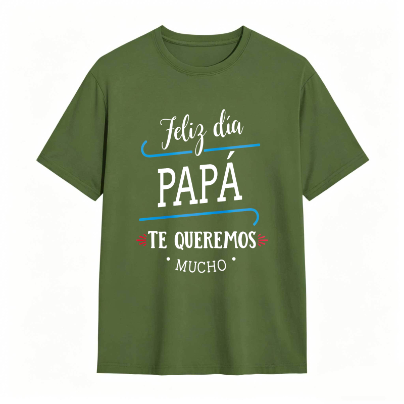 Happy Fathers Day Dad We Love You So Much Unisex Classic T-shirt