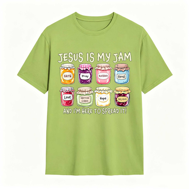 Jesus ls My Jam Christian Graphic T-shirt
