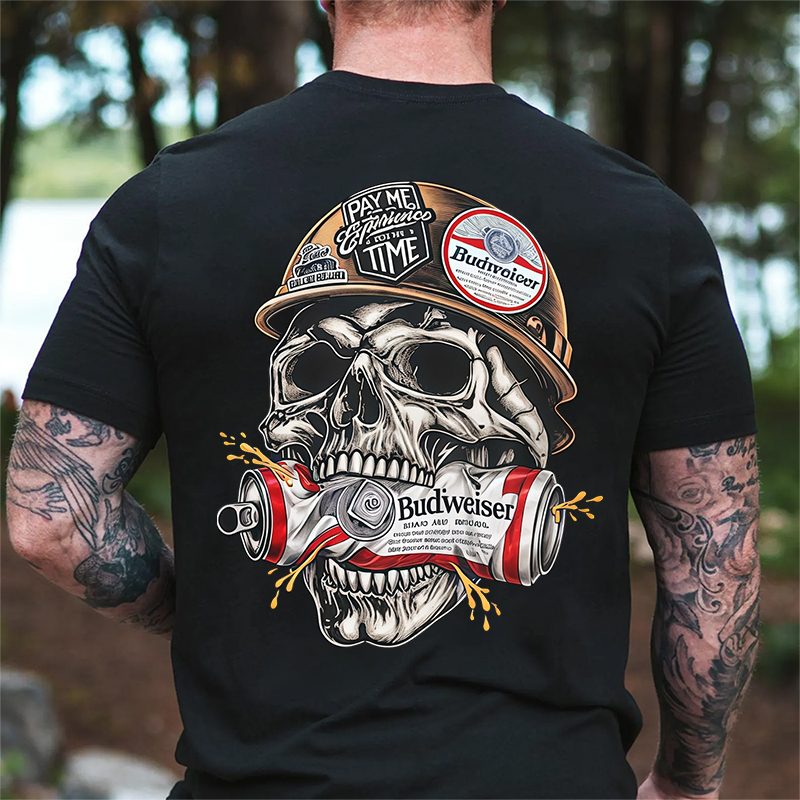 Beer And Skull Collection T-Shirt