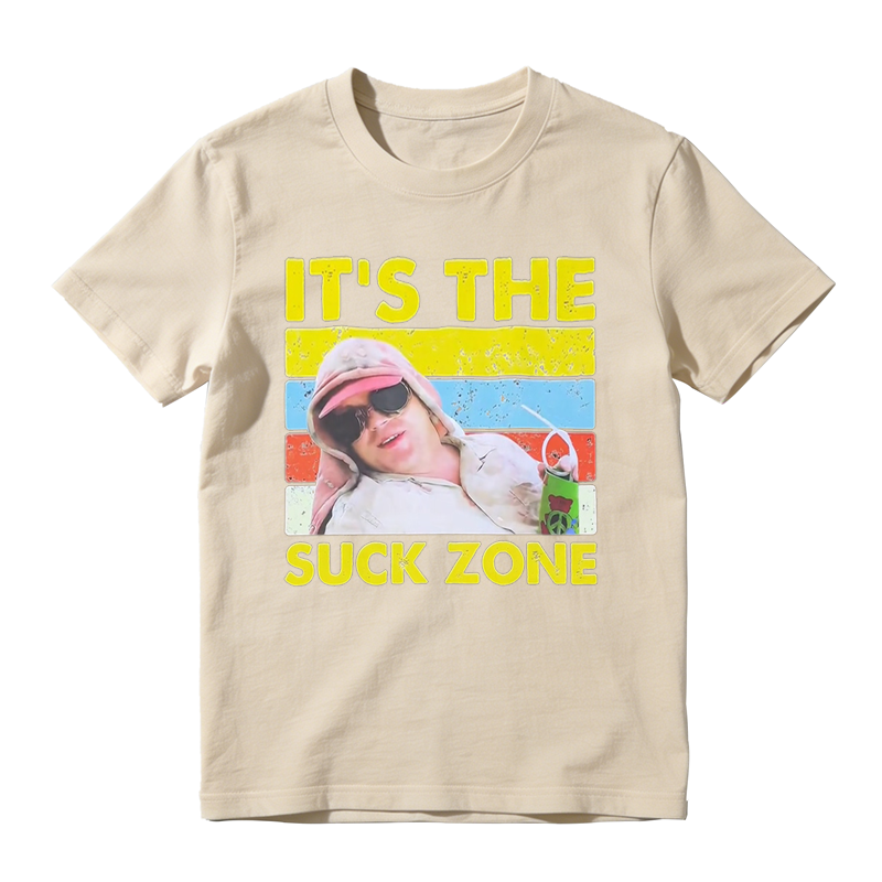 It S The Suck Zone Vintage Stripes And Woman Image Unisex Classic T-shirt