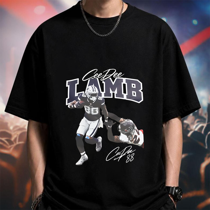 Ceedee Lamb Shirt, Vintage Sport Tee, Retro American Football Bootleg Gift