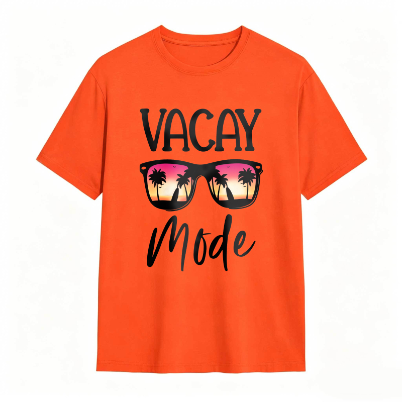 Vacay Mode Sunglasses Palm Tree Sunset Design Unisex Classic T-shirt