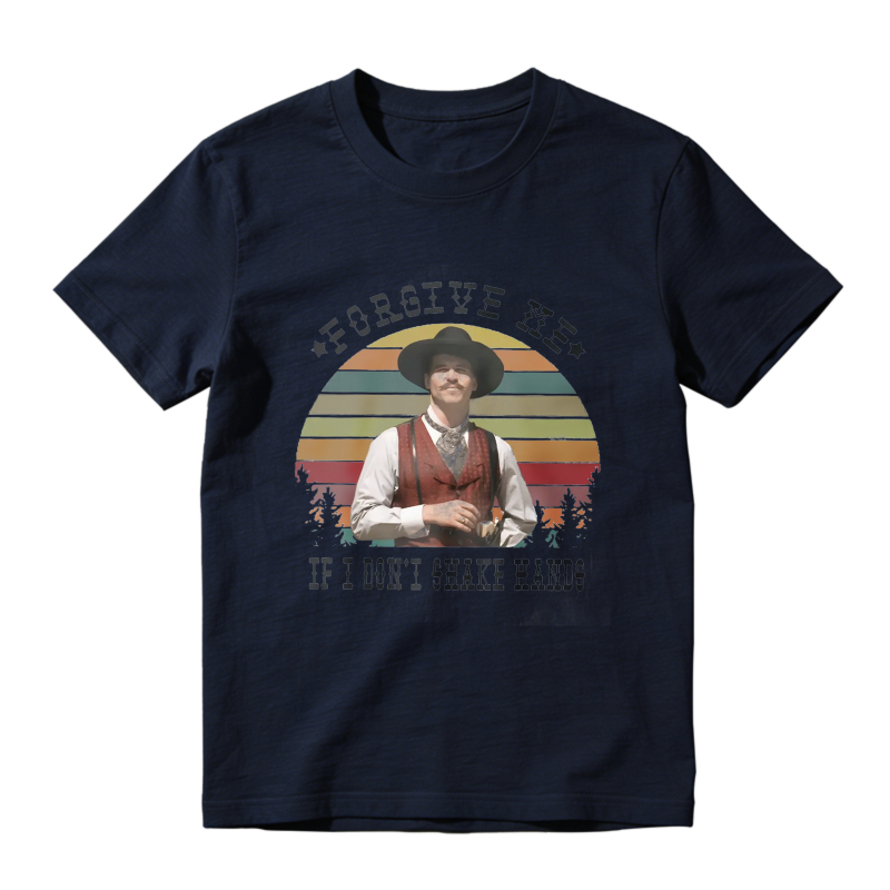 Forgive Me If I Don T Shake Hands Cowboy Western Vintage Retro Unisex Classic T-shirt