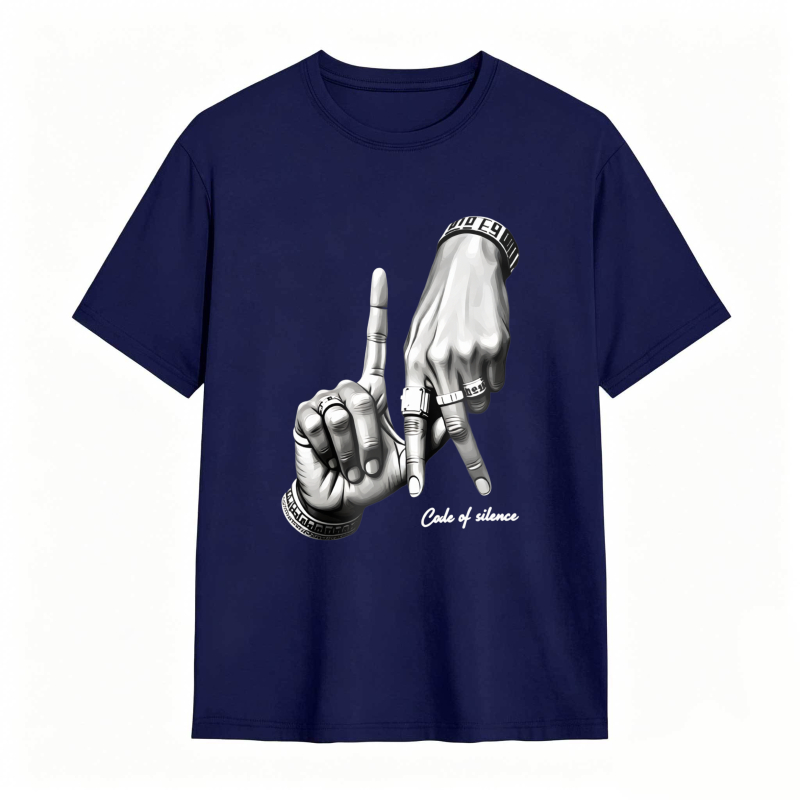 Hand Gesture Code Of Silence Unisex Classic T-shirt