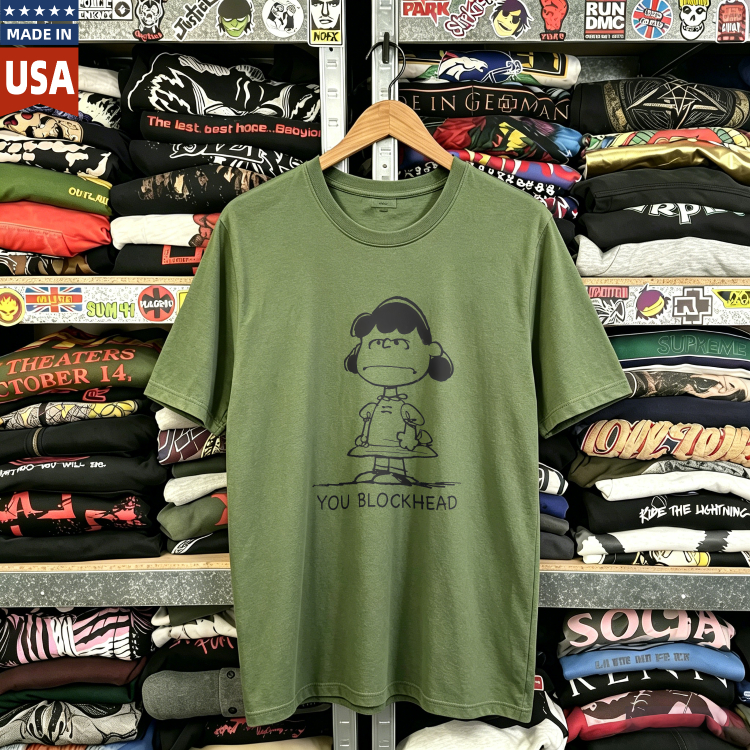 CozTee Lucy - Peanuts You Blockhead Graphic T-Shirt