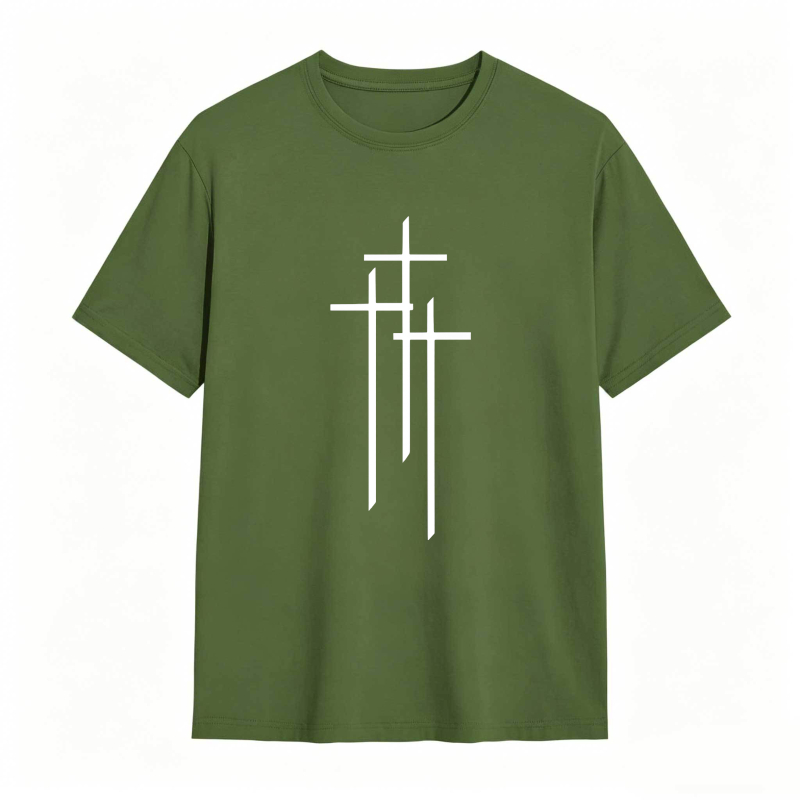 Three Crosses Design Unisex Classic T-shirt