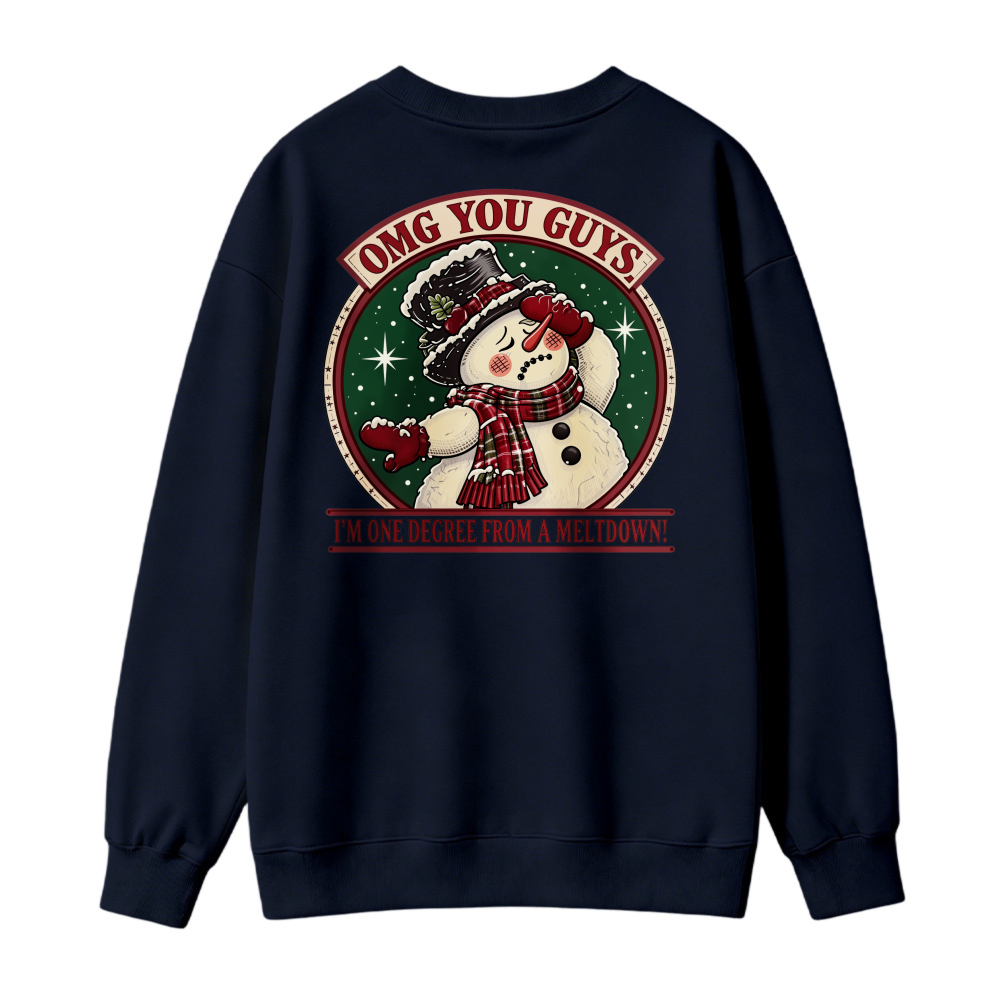 OmG YoU GuYs SnOwMaN ChRiStMaS SweatShirt